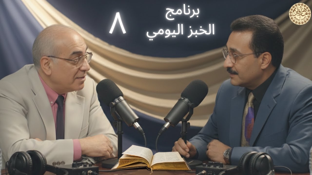 الحلقه  رقم 8|برنامج الخبز اليومى الأخ/ ماهر فايز مع د/عادل نصحى