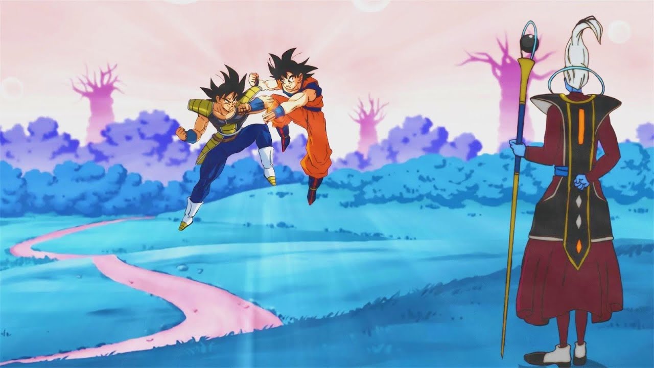Goku Fights Bardock For The First Time! Dragon Ball Super VE PART 6