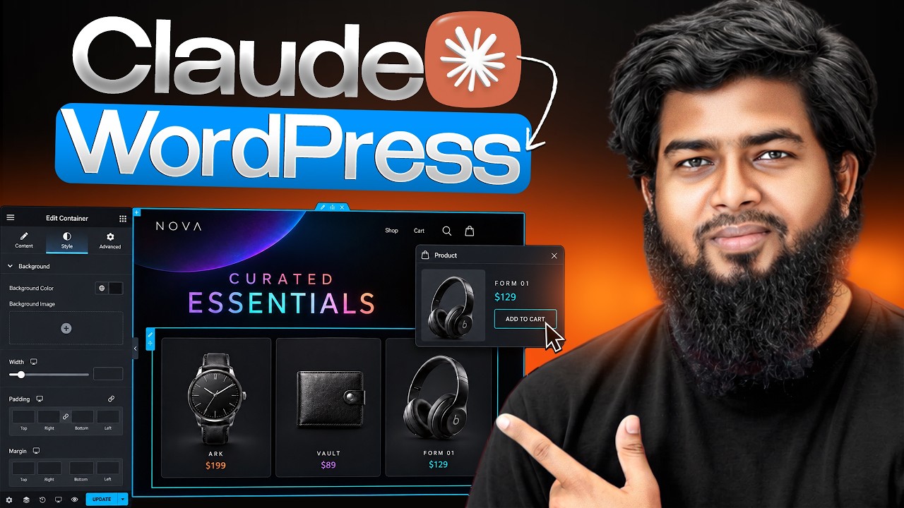 Vibe Code a REAL WordPress Website with Claude AI + Elementor