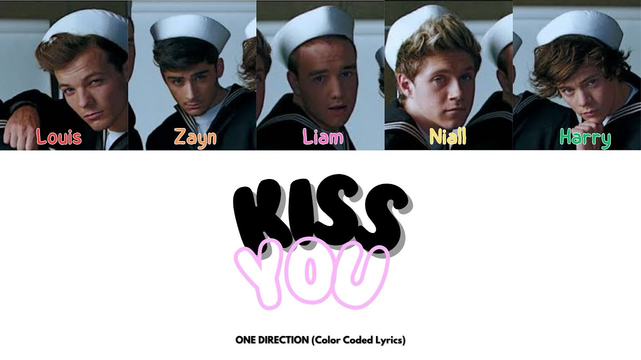 One Direction - Kiss You (Color Coded Lyrics)