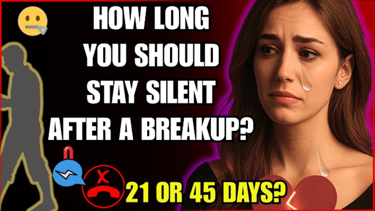 How LONG YOU SHOULD STAY SILENT After A BREAKUP | Stoic Station