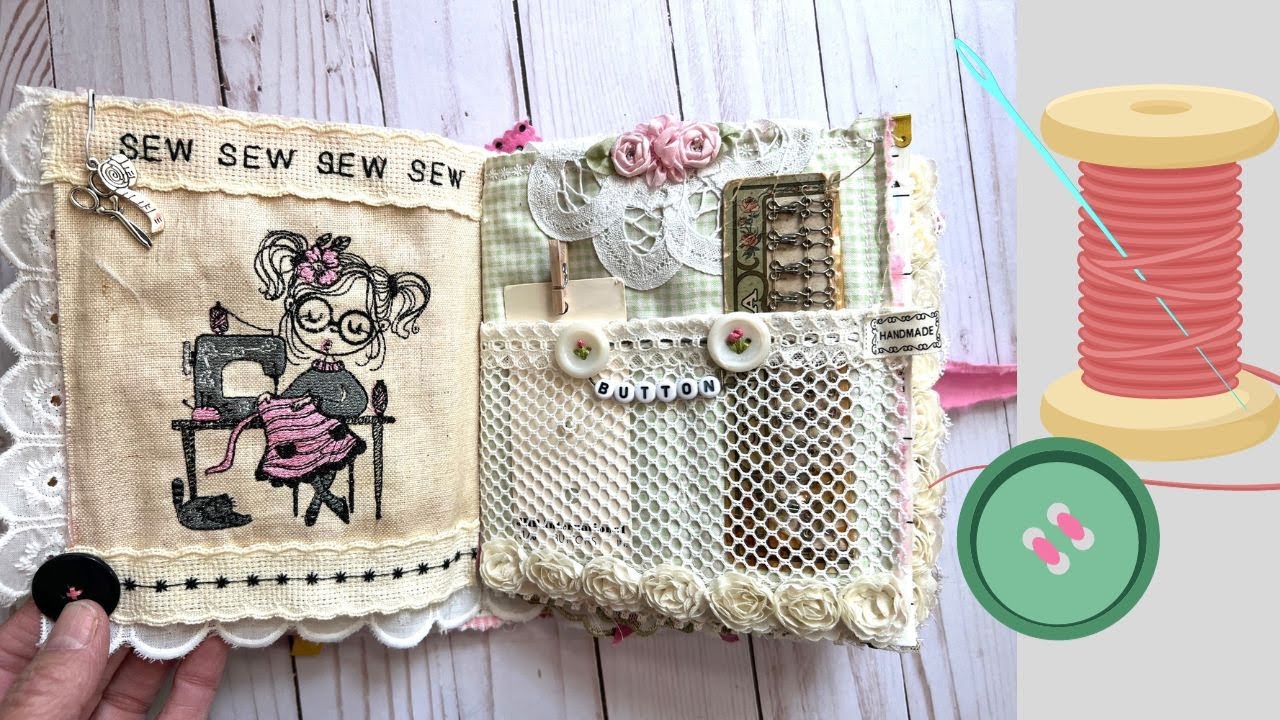 Sewing-Themed Fabric Book: GORGEOUS!