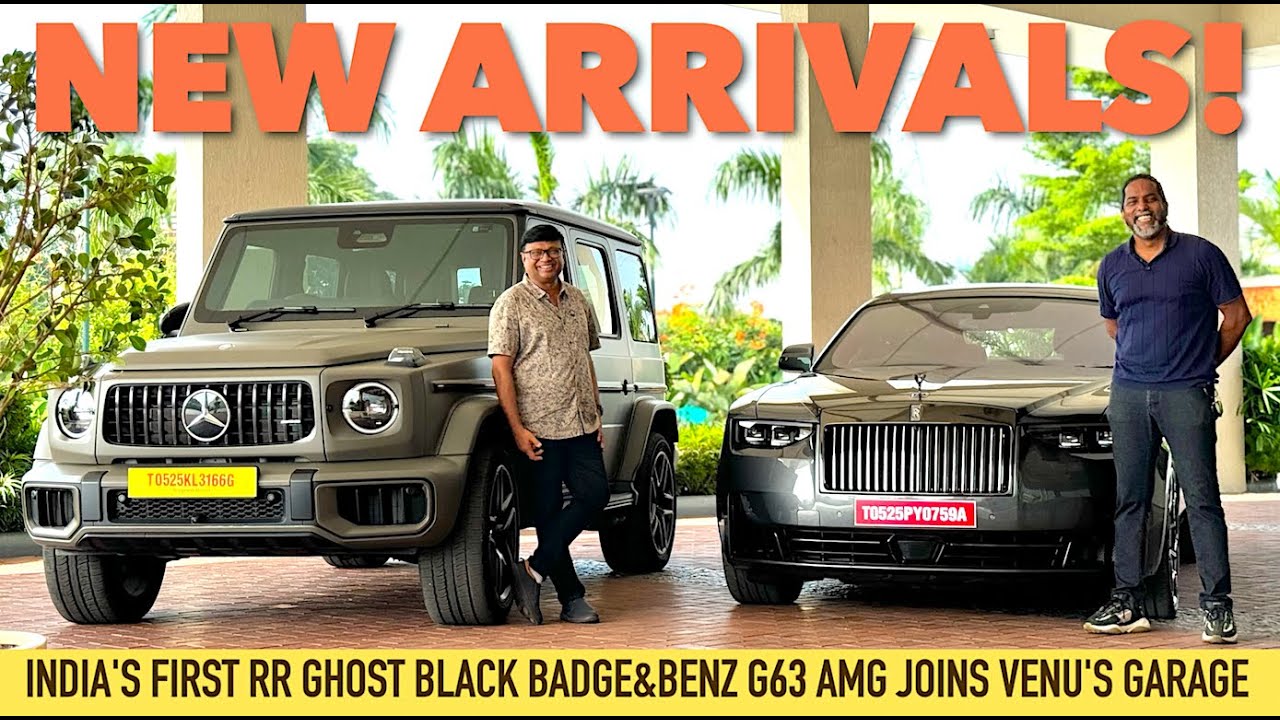 Lamborghini കൾക്കും Porsche യ്ക്കും BMWവിനും ശേഷം വേണുവിന്റെ കളക്ഷനിൽ Rolls Royceഉം  Benz 63 AMG യും
