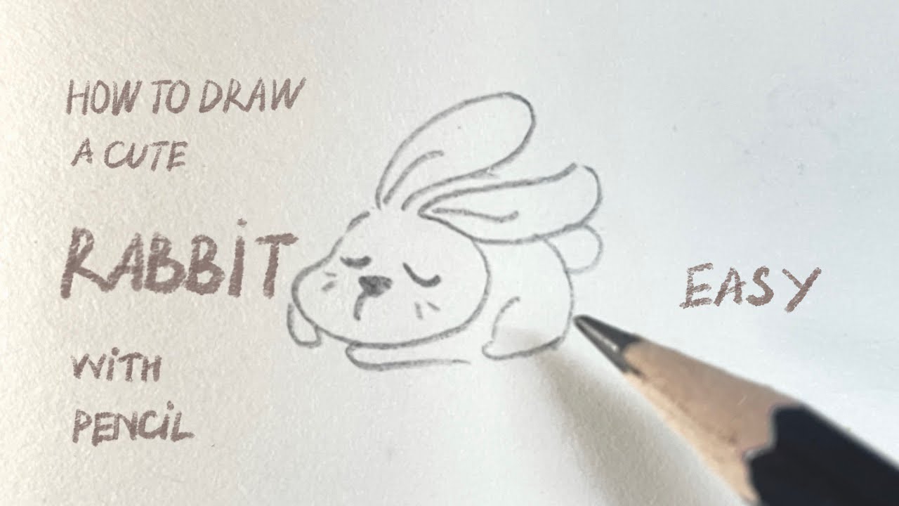 How to Draw a Cute Rabbit: 5 Easy Ways 🐰 Pencil Sketch Tutorial for Beginners