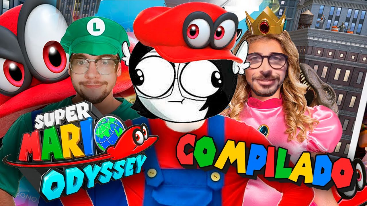 SUPER COMPILADO DE SUPER MARIO ODYSSEY DO @jogandofoddaci