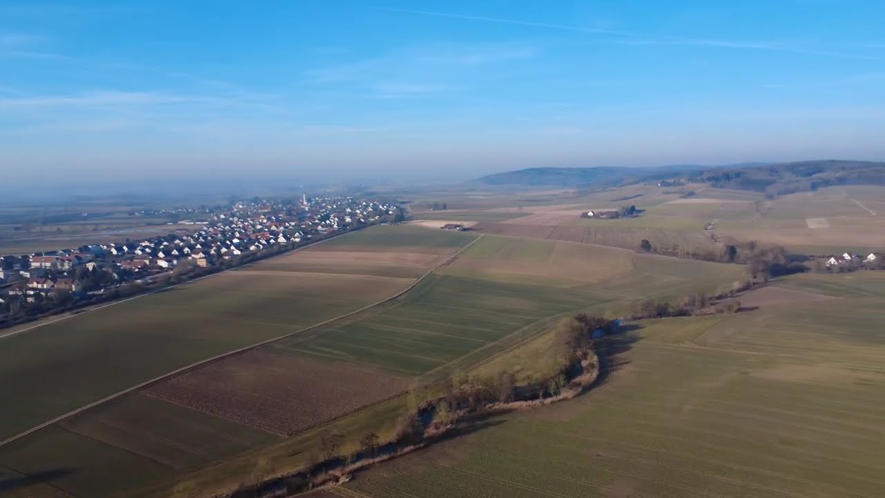 Donaumünster/Erlingshofen/Tapfheim aus der Vogelperspektive