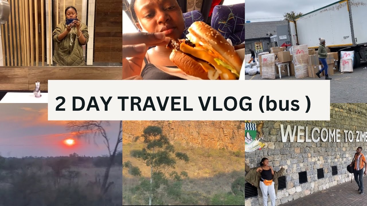 South Africa 🇿🇦 to Zimbabwe Road Trip (2day bus ride)  🇿🇼