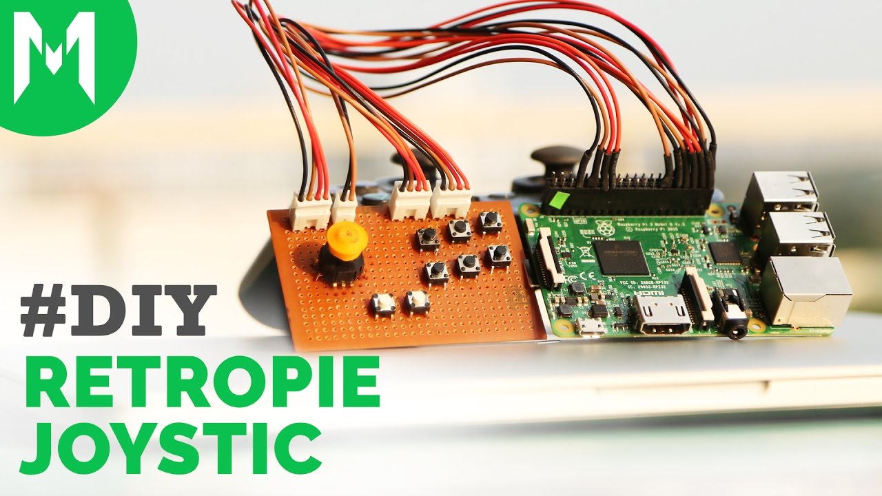 DIY Joystick wtih tactile switches for Retropie