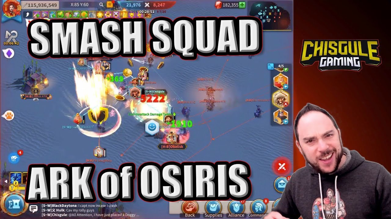 Ark of Osiris vs. Holy Beasts, including alliance skills | Rise of Kingdoms