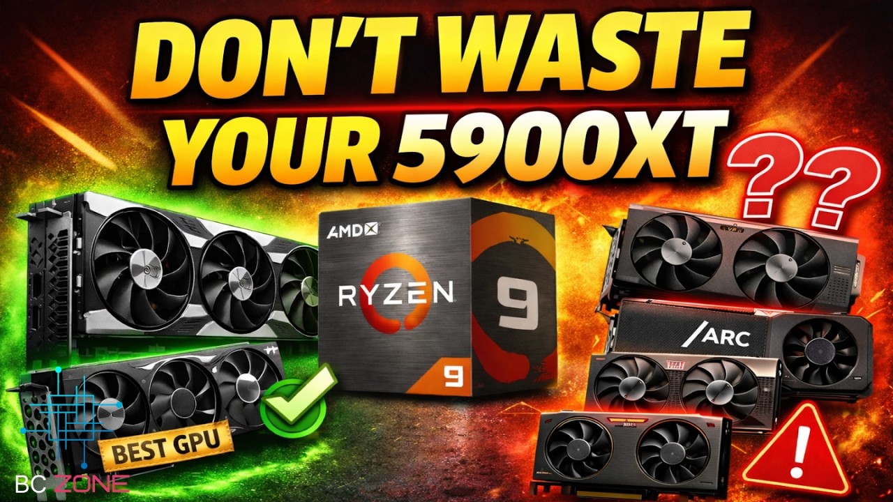 Лучшие видеокарты для Ryzen 9 5900XT в 2026 году &mdash; выгодный выбор.