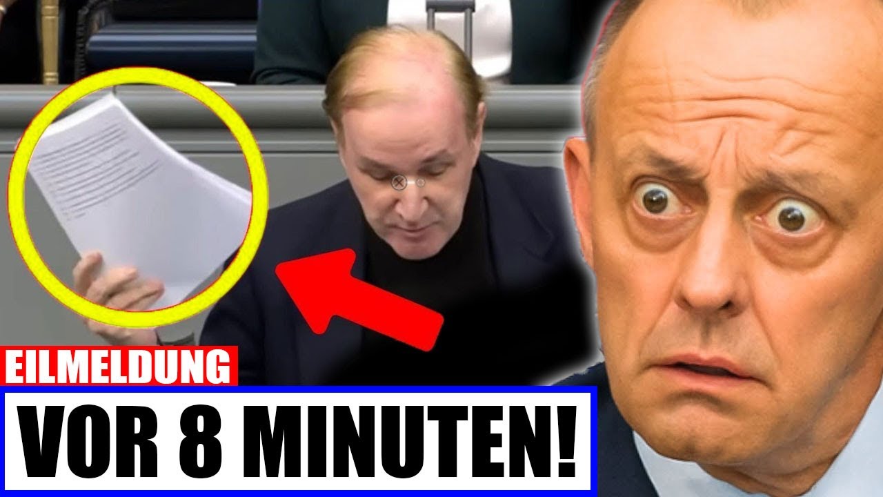 AFD-Star Gottfried Curio dem&uuml;tigt Friedrich Merz &ndash; peinlicher Eklat im Bundestag!