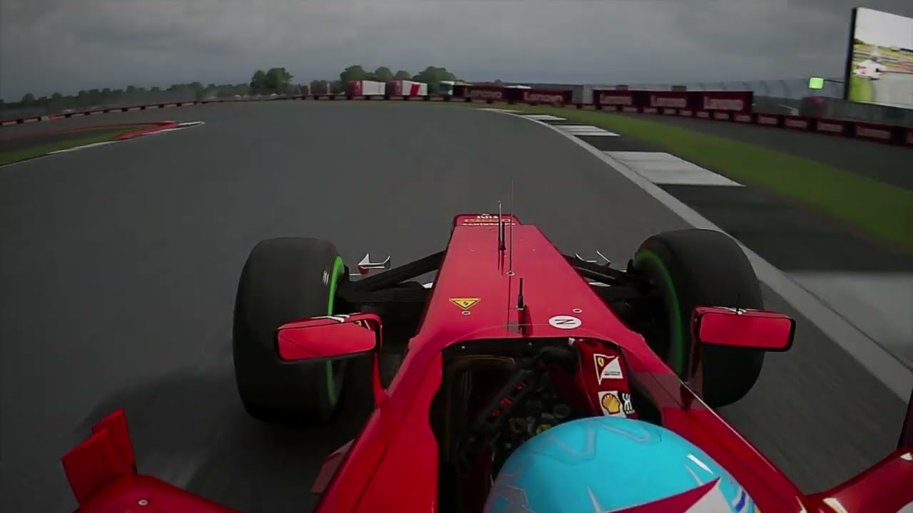 F1 2012 Ferrari F2012 at Silverstone onboard lap