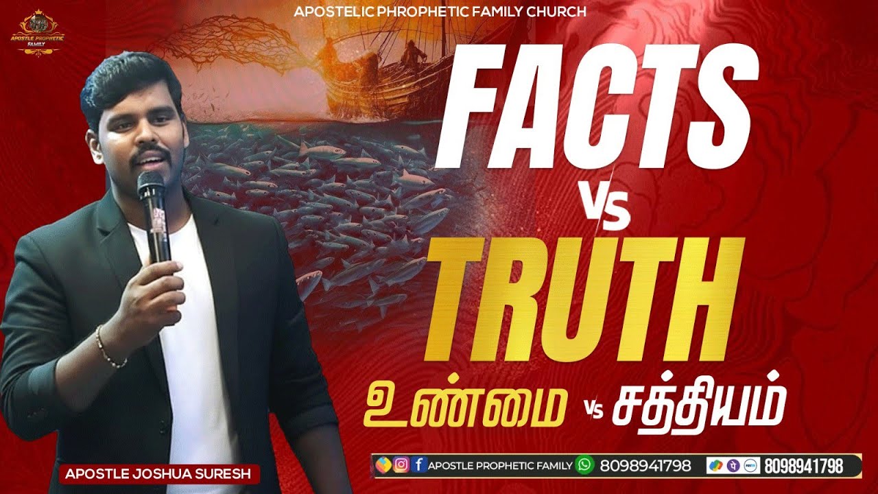 🔴 LIVE | இது தீர்க்கதரிசனத்தின் நேரம் | This is time of Prophecy | Apostle Joshua Suresh  