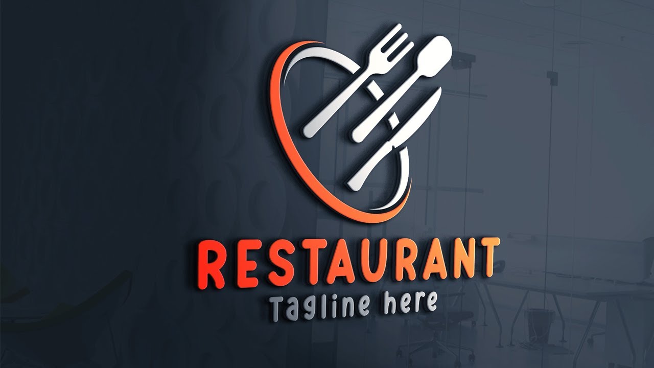 How to create restaurant & food logo||Logo design in Illustrator CC||Illustrator logo Tutorial-2023