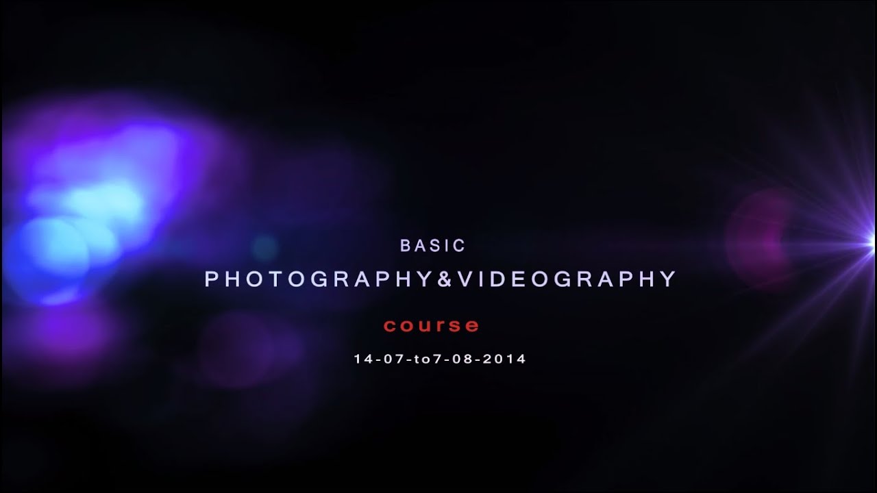 Basic Photography & Videography Course | Pan.Irai