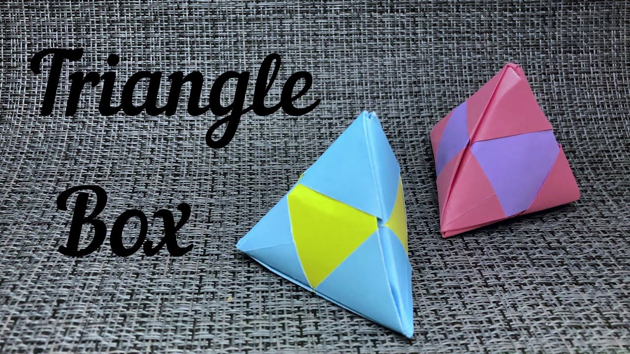 Origami Triangle Box