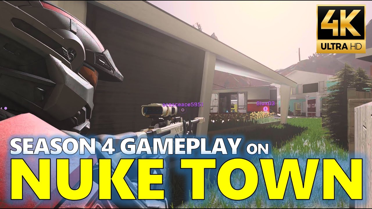Halo Infinite Multiplayer Vid47: 3rd Person PoV 4K gameplay (COD map)