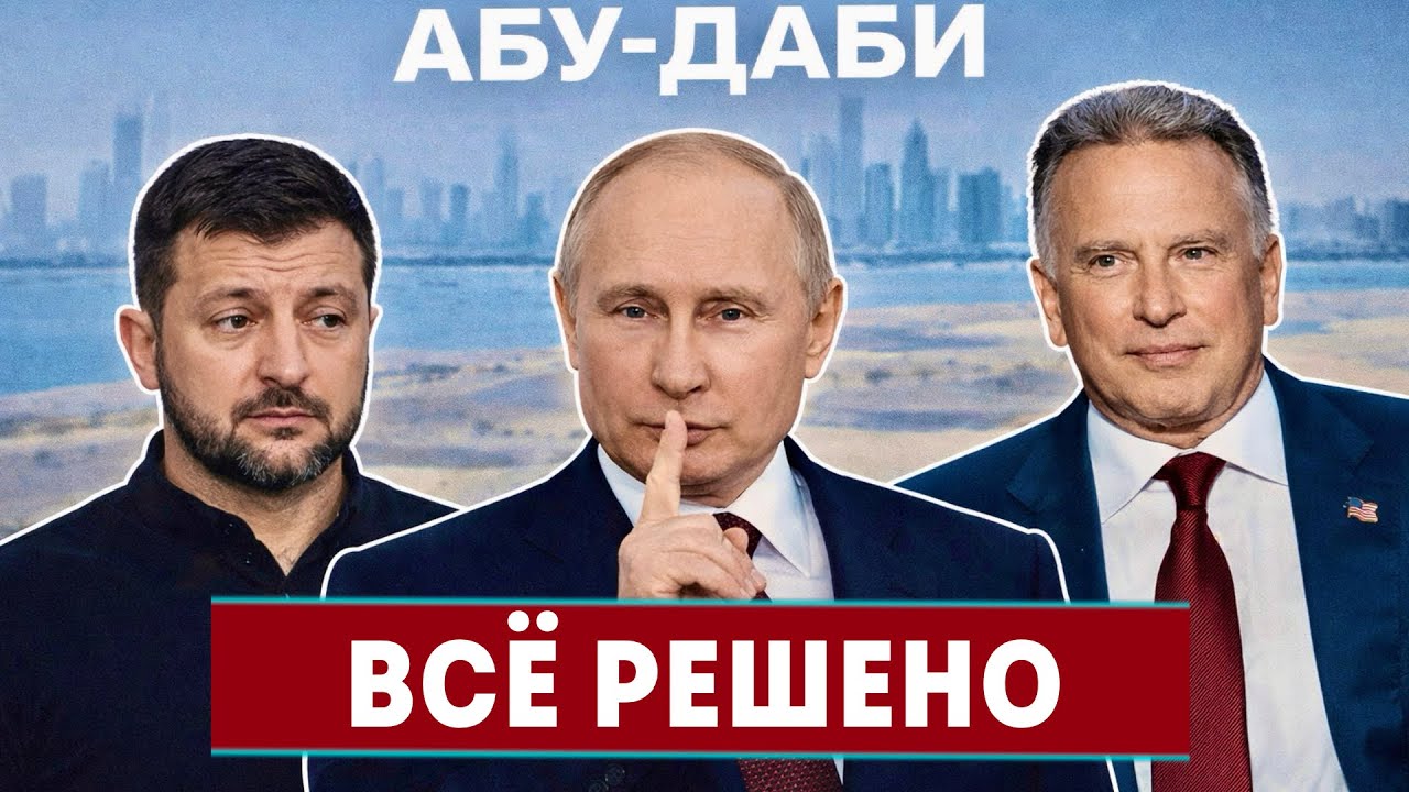 ⚡️СЕНСАЦИЯ ИЗ АБУ-ДАБИ! Вот о чем реально договорились разведки! Итоги переговоров РФ и Украины