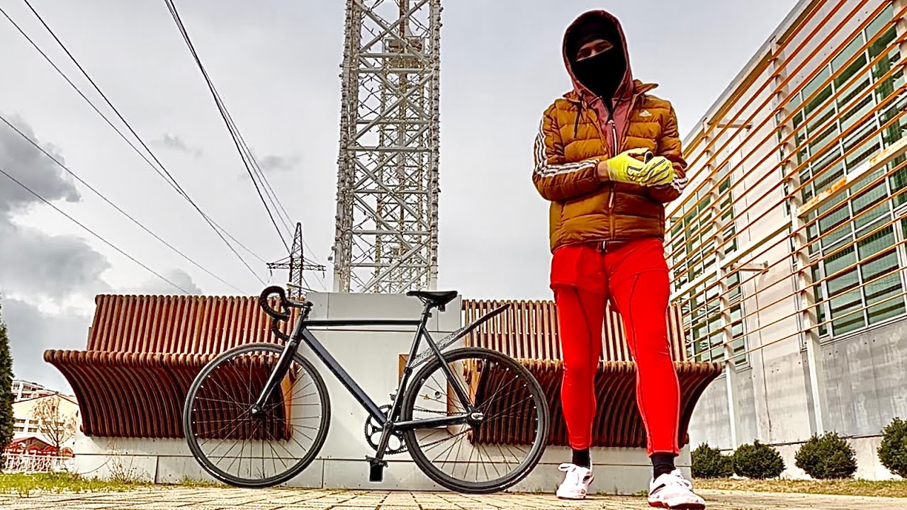 Скинул фикс с горы. Путешествие на самую высокую гору. Fixed gear 