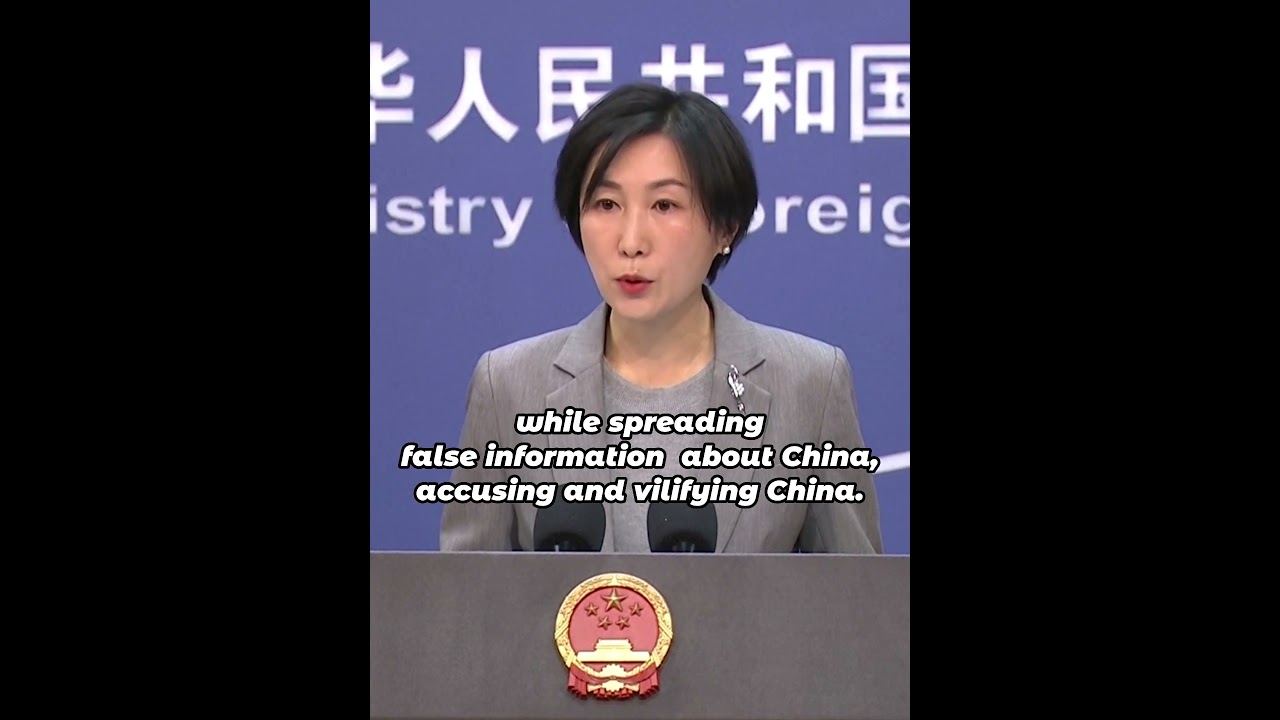 China Never Accepts Coercion From the United States #maoning #spokesperson #fm