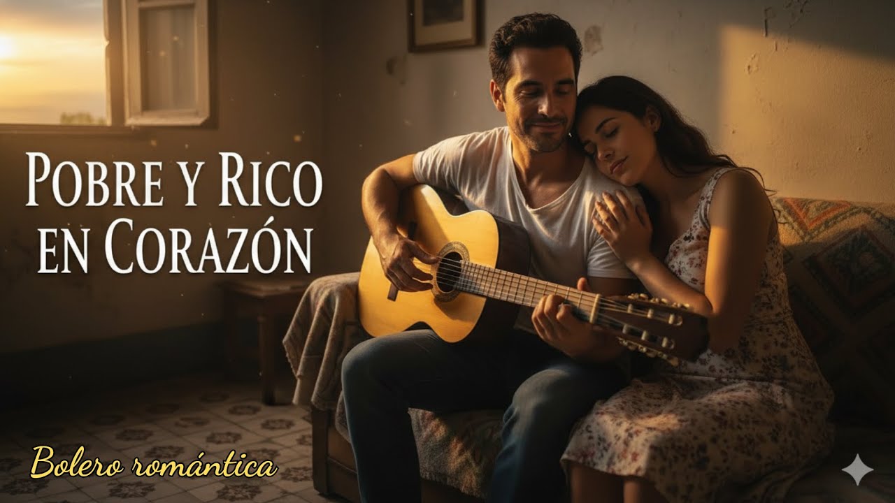 Pobre y Rico en Corazón - Bolero romántico para amar sin dinero #bolero #music #amor #músicalatina