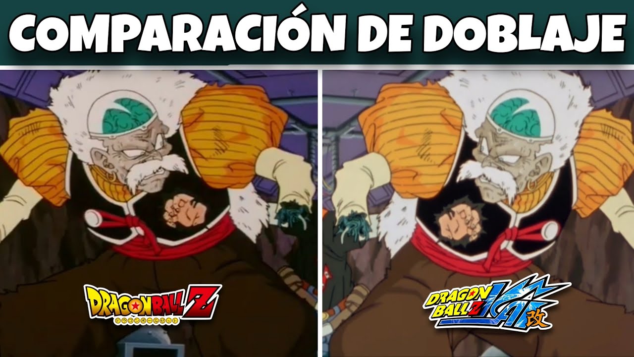 LOS ANDROIDES 17 Y 18 - Comparación de doblaje DBZ y DBZ Kai Castellano