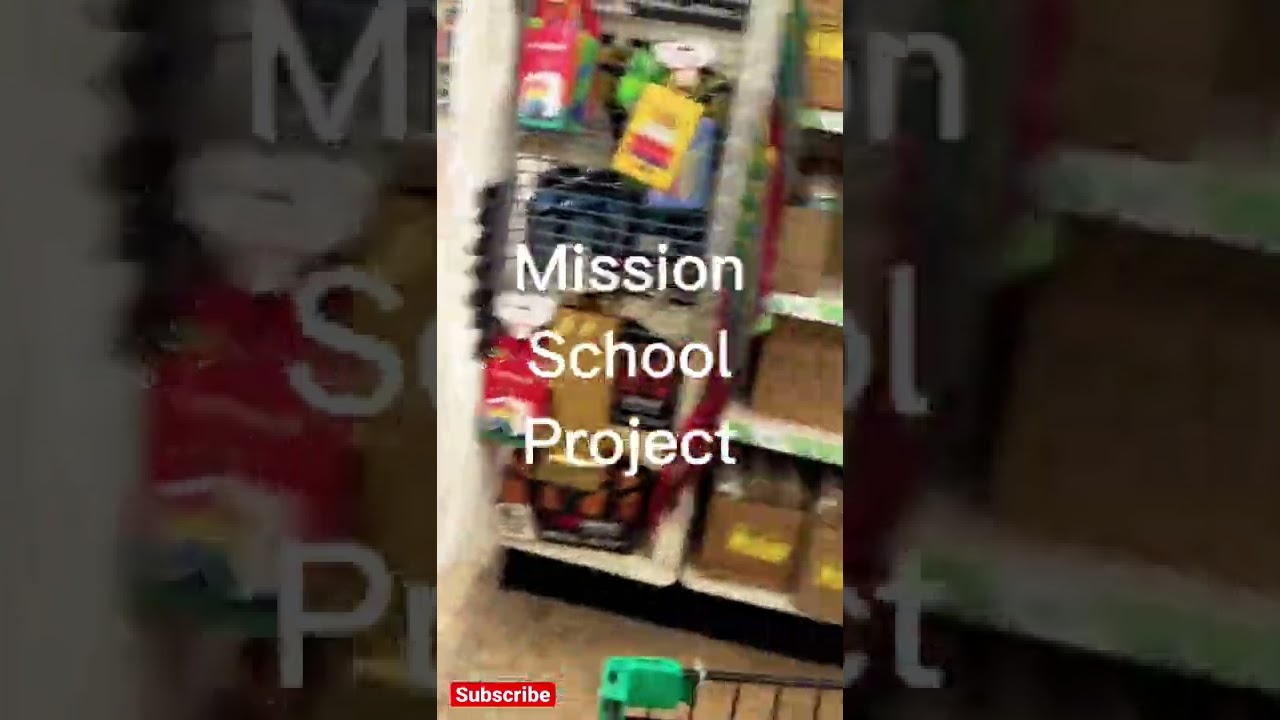 Buy stuff for my school project 