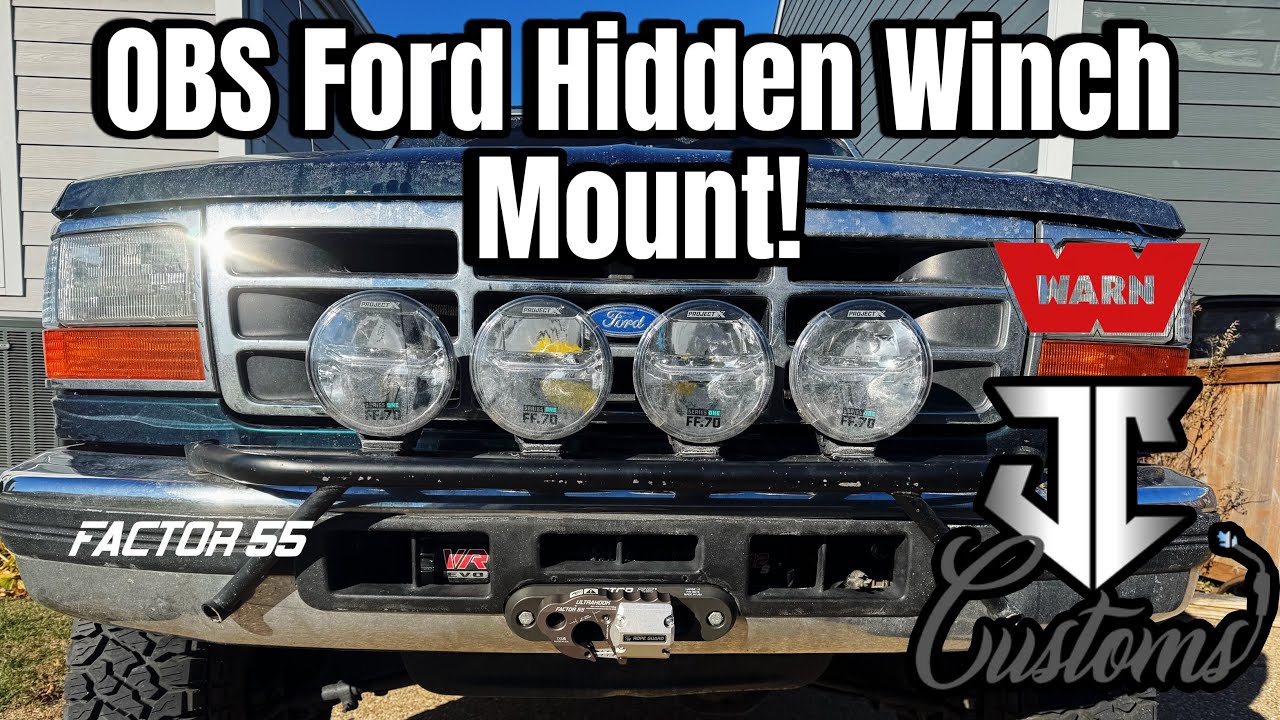 OBS Ford Hidden Winch Mount! IT’S FINALLY HERE
