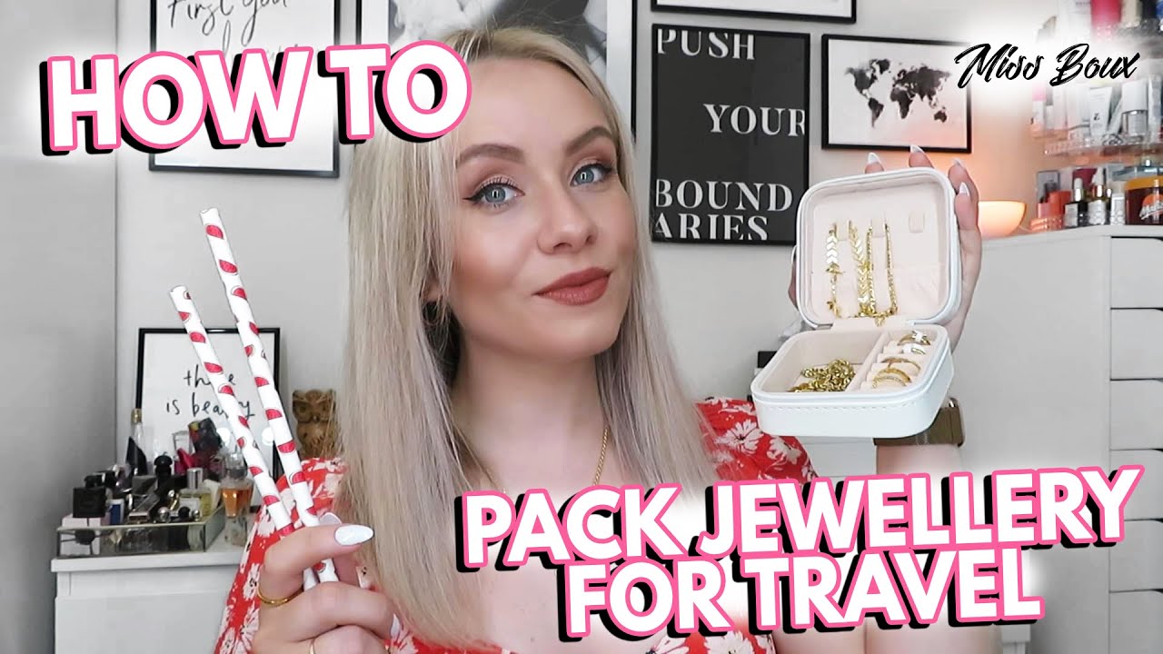 7 WAYS TO PACK JEWELLERY FOR TRAVEL | PACKING JEWELLERY FOR VACATION - IT'S THIS EASY! MISS BOUX