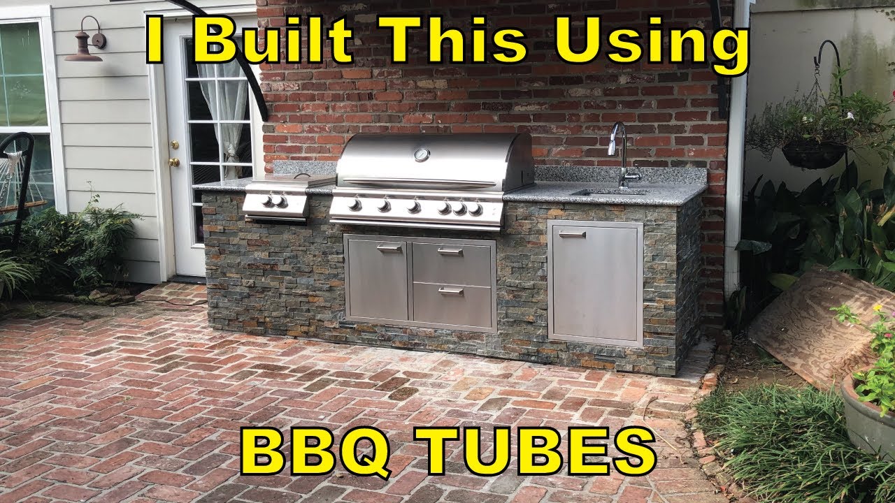 How I Built My Grill Area using BBQ TUBES