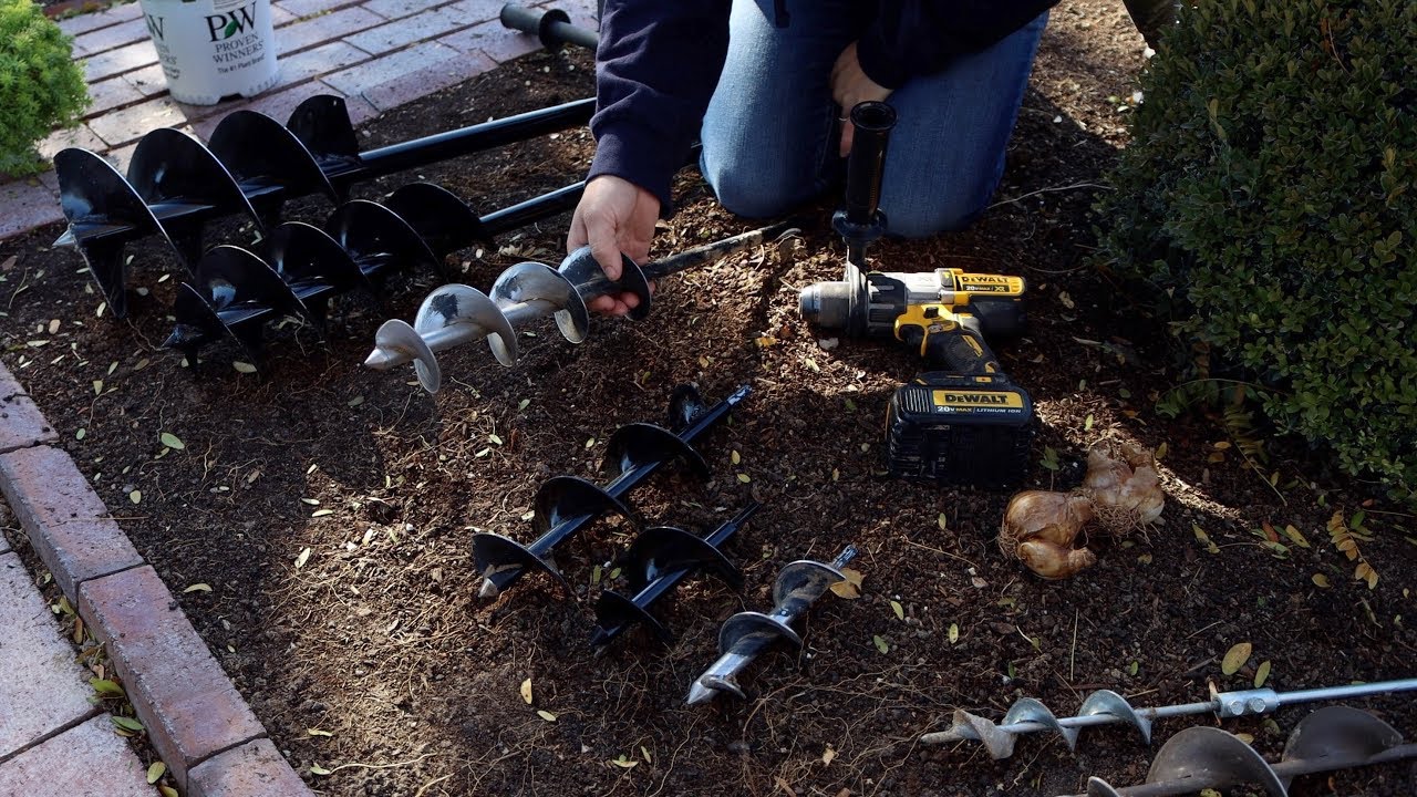 What Size Auger Do You Need for Planting?? 🌿// Garden Answer