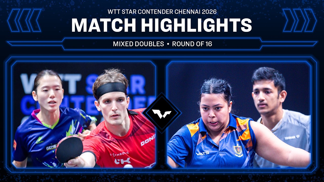 Mladenovic/Jee vs Pal/Nath | XD R16 | #WTTChennai 2026