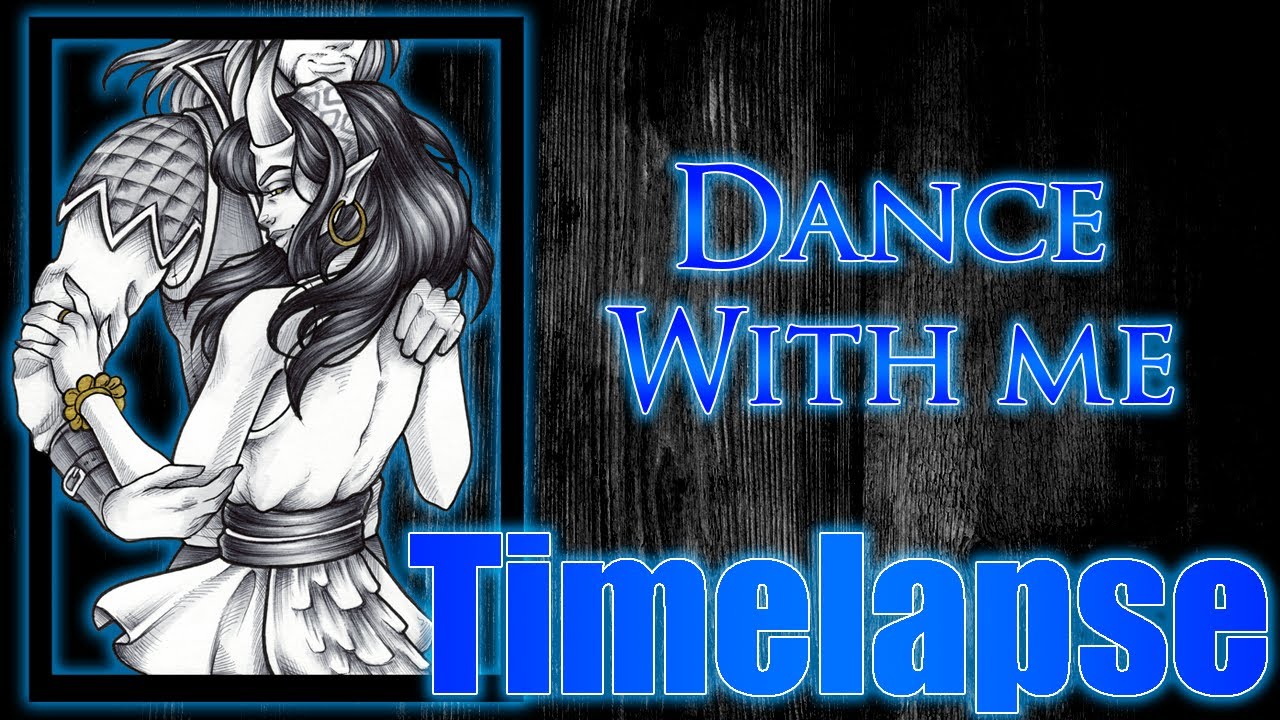 Art Time Lapse // Epic D&D Fan Art // Dance With Me // Amanda Dufresne Art
