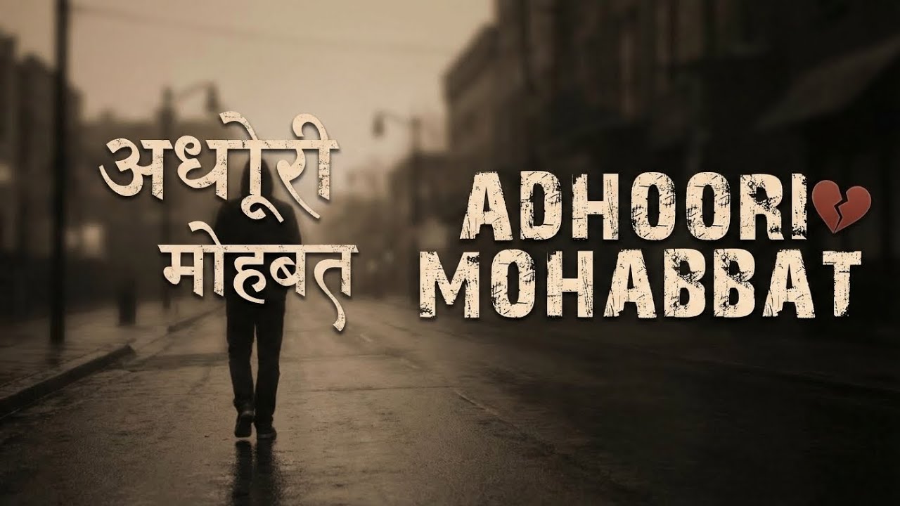 Adhoori Mohabbat 💔- Official Song
