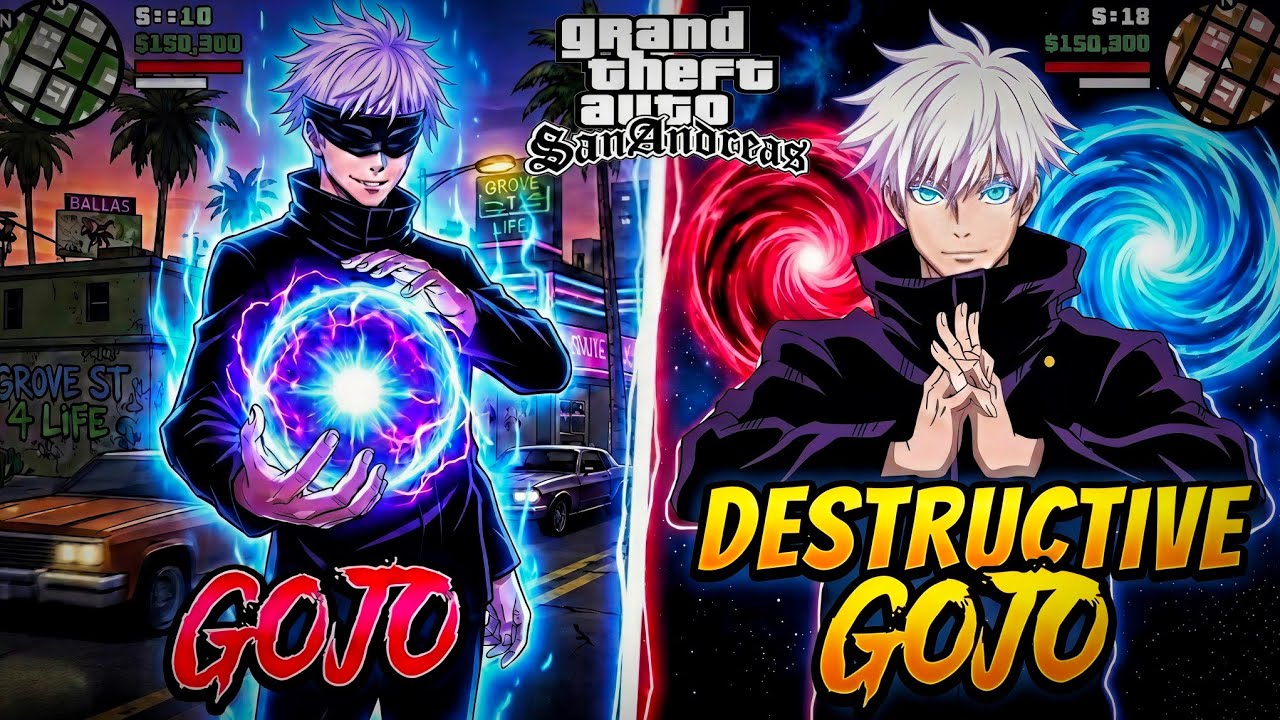 Jujutsu Kaisen SATORU GOJO In GTA SAN ANDREAS