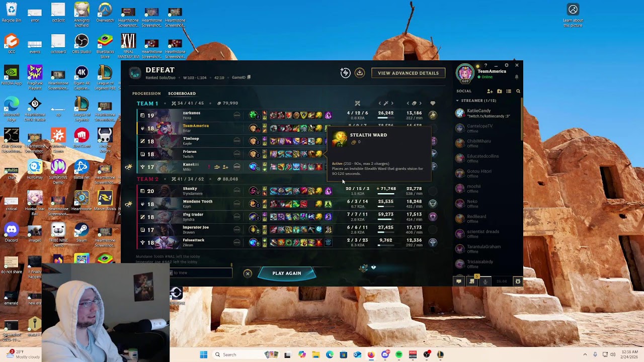 Top 100 Arena 3-4 hours then variety 2/23/26