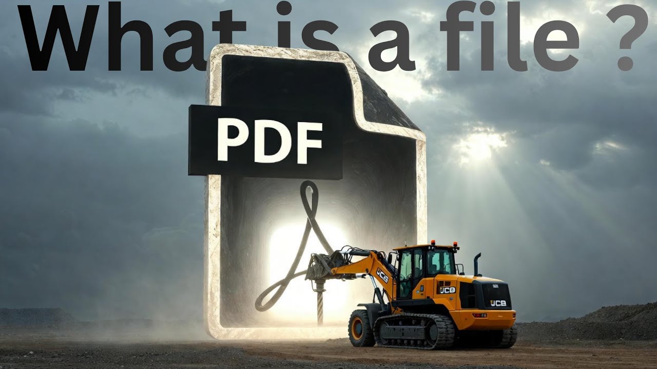 Explaining computer files from ground up.
