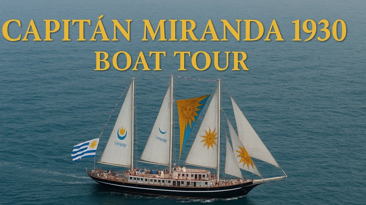 Capitán Miranda 1930 – Barco Escuela de 🇺🇾 Uruguay | Boat Tour histórico