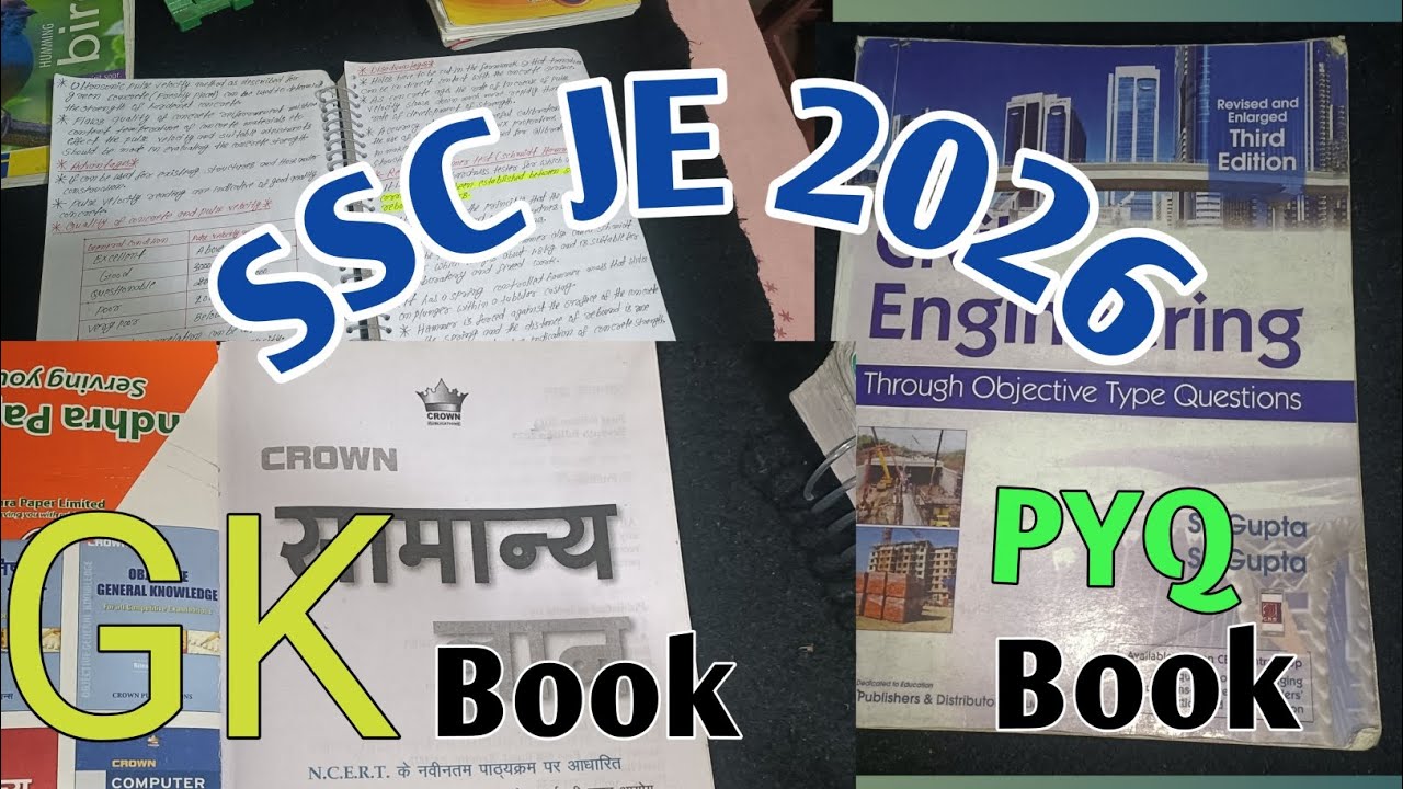 SCC JE 2026 Preperation 