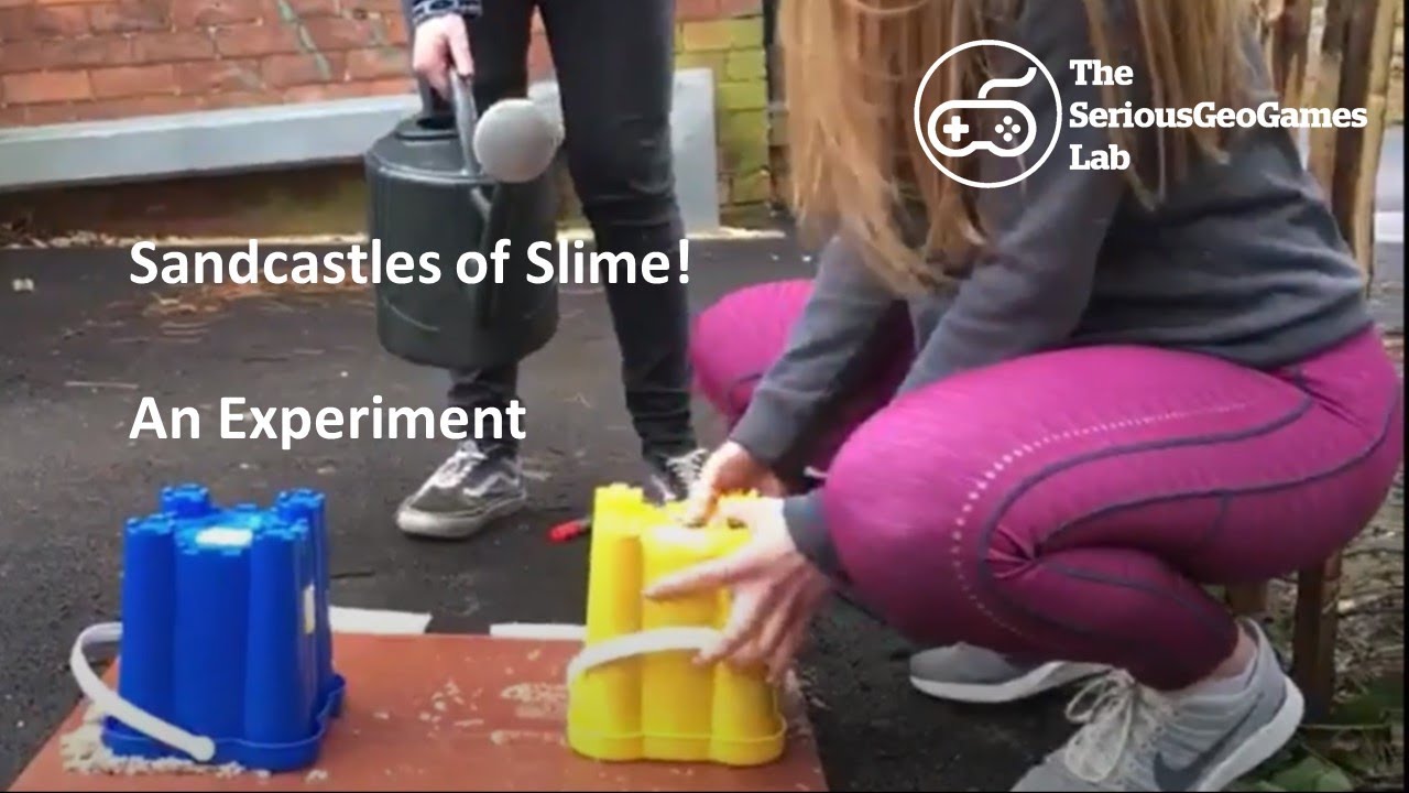 Sandcastles of Slime! Science Experiment