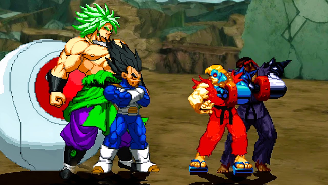Saiyans Vs. Cyber Street Fighters
