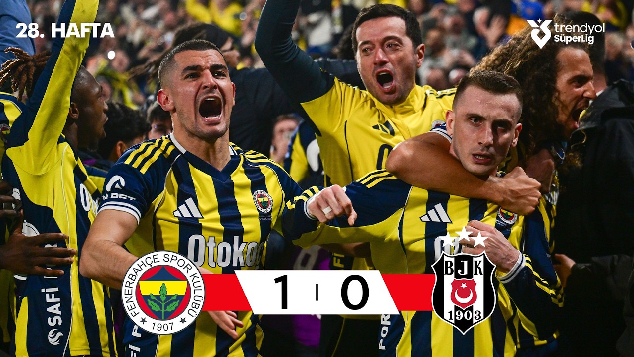 Fenerbah&ccedil;e (1-0) Beşiktaş - Highlights/&Ouml;zet | Trendyol S&uuml;per Lig - 2025/26