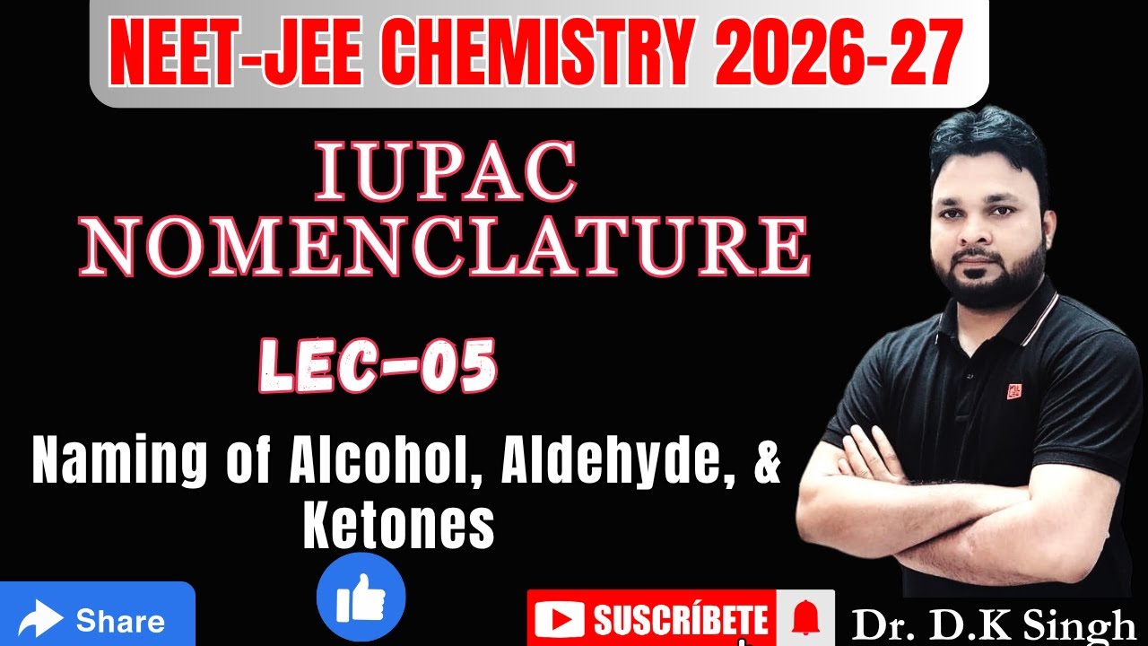 #5 IUPAC Nomenclature | Alcohol, Aldehyde & Ketones #Chemselect