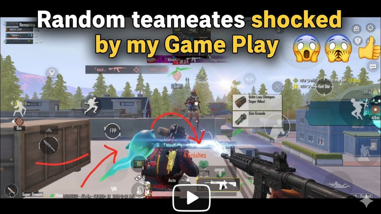 Randoms Shocked by My Game Play #bgmi #gaming 