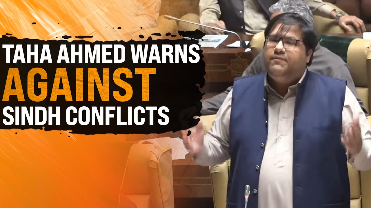 MQM’s Taha Ahmed Warns Against Sindh Conflicts, Supports New Provinces for Pakistan | Sindh Assembly