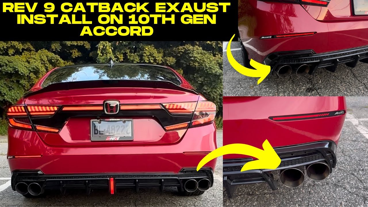 Upgrade Your Ride: 2020 Honda Accord Gets A Boost With Rev9 Exhaust Upgrade!