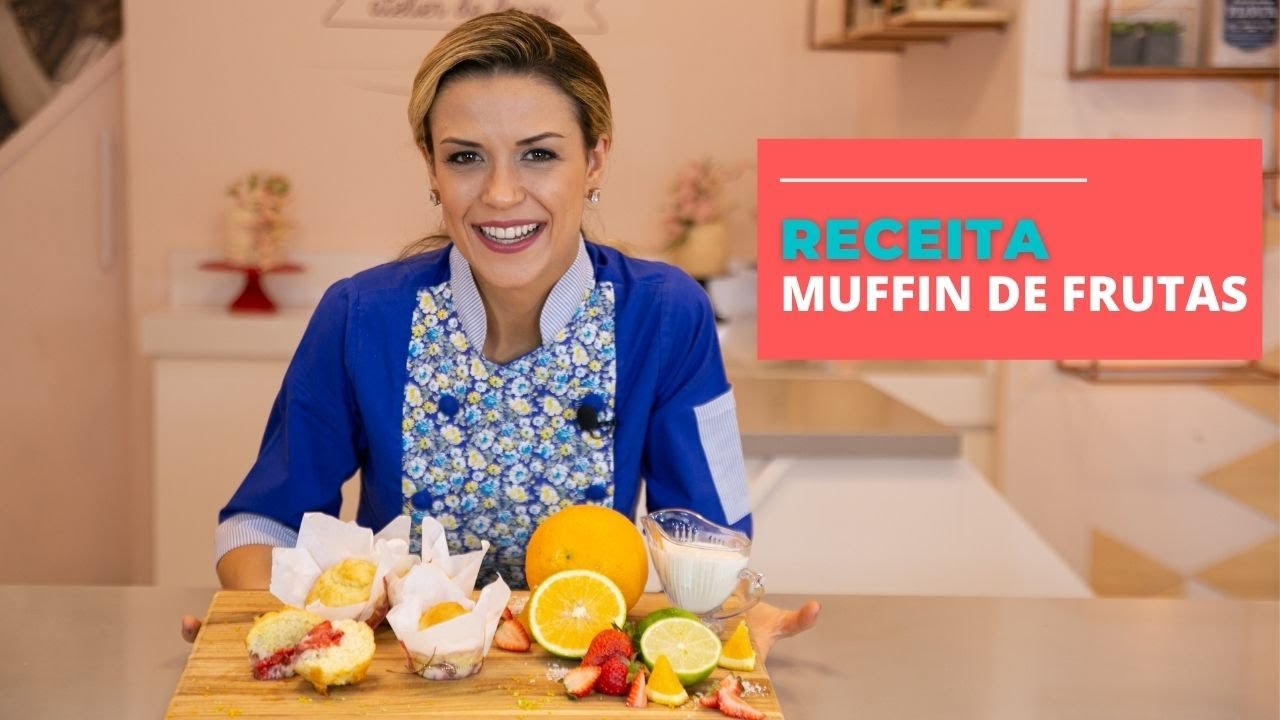 Aprenda como fazer Muffin de frutas