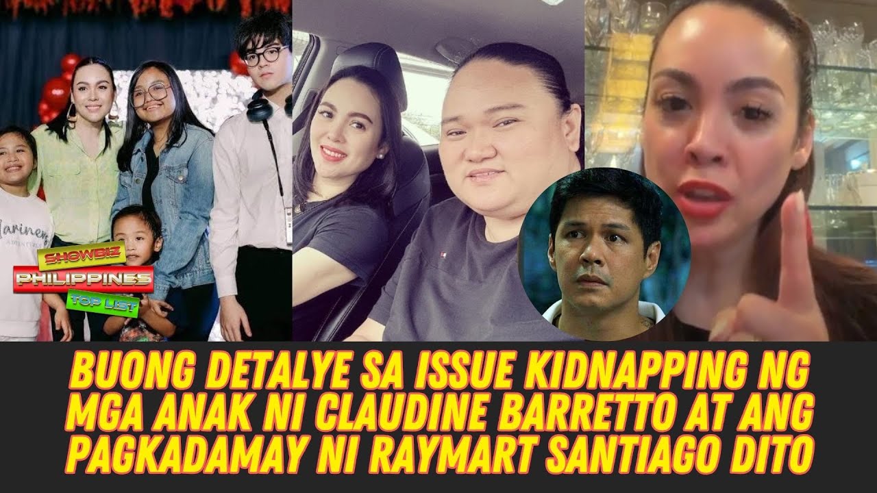 Detalye sa issue kidnapping ng mga anak ni Claudine Barretto at ang pagkadamay ni Raymart Santiago