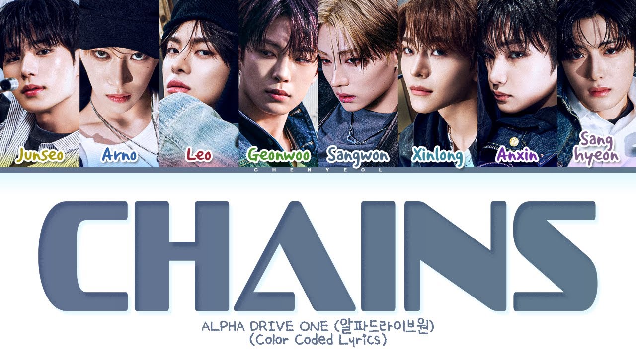 ALPHA DRIVE ONE Chains Lyrics (Color Coded Lyrics)