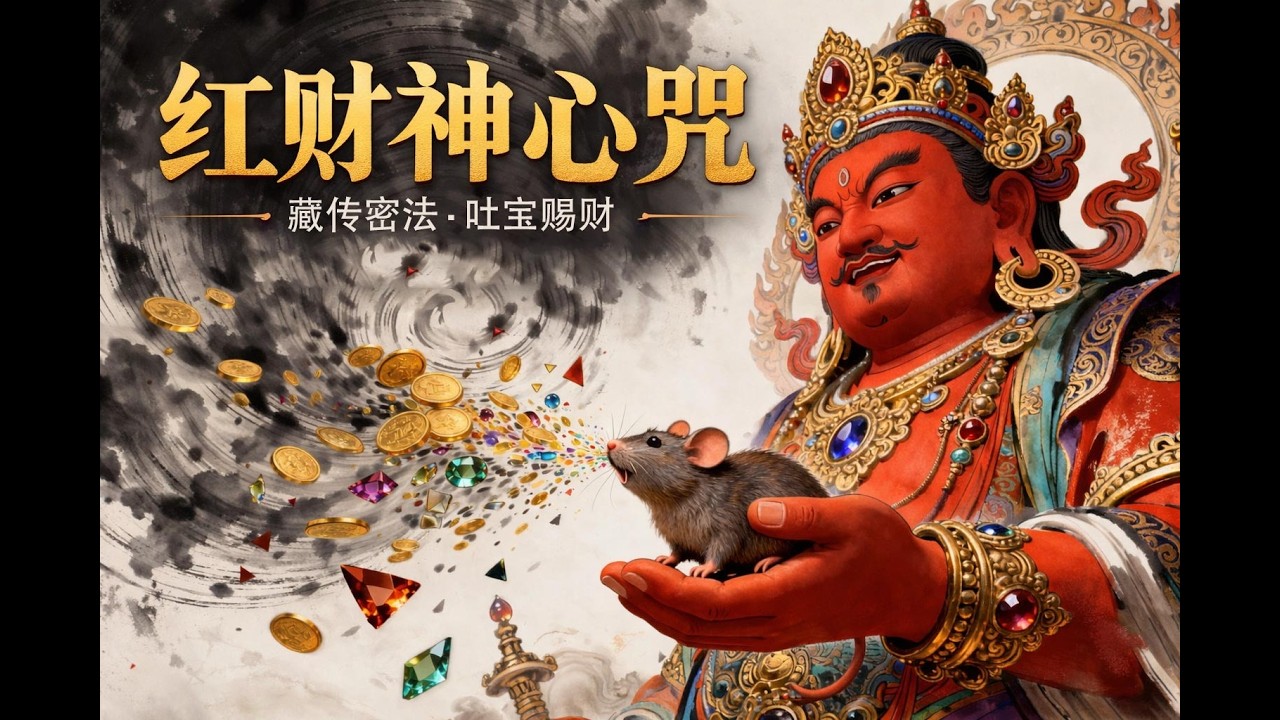 《红财神心咒》30分钟 - Red Jambhala Mantra 30mins｜招财转运能量 Wealth Energy
